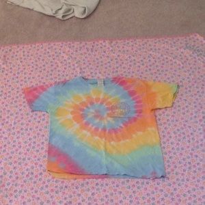 Cute tie dye puppy love shirt